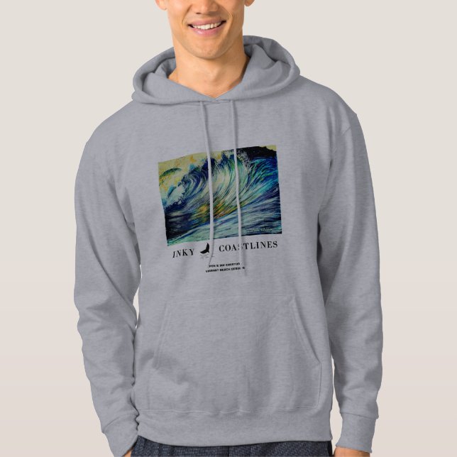 Namnteckning Wave Hoodie (Framsida)