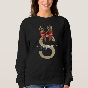 Namnteckningar Rollig Holiday Matchande Familjehoo T Shirt