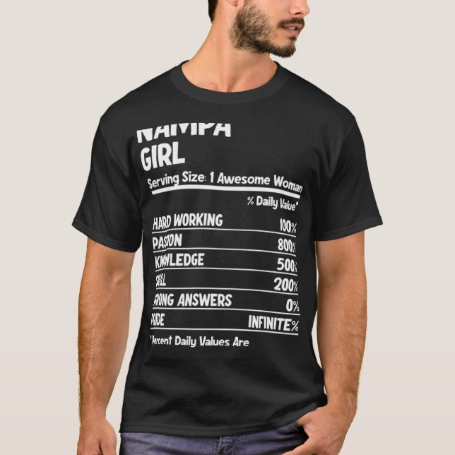 Nampa Girl T Shirt (Framsida)
