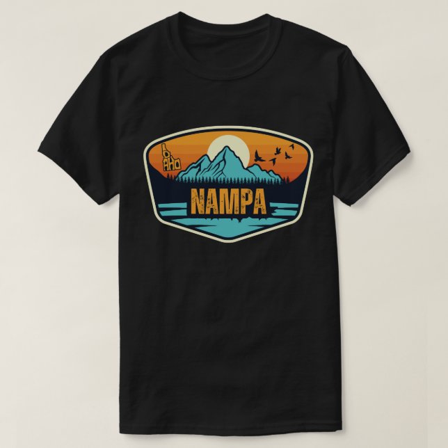 Nampa, Idaho T Shirt (Design framsida)