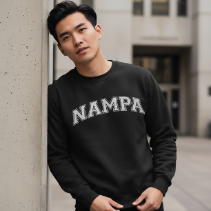 NAMPA Universitetstilvant Tröja America College Lång Ärmad Tröja