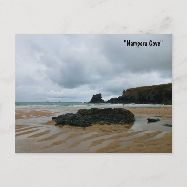 Nampara Cove Porthcothan Bay Cornwall England Vykort (Framsida)