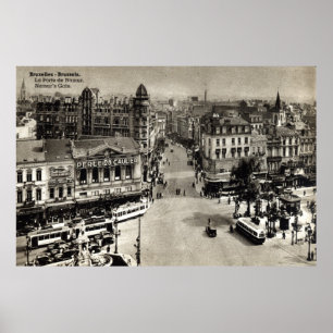 Namurs grindBryssel Belgien vintage 1932 Poster