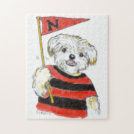 Nan Enjoys Cheering the Team jigszle puzzle Pussel