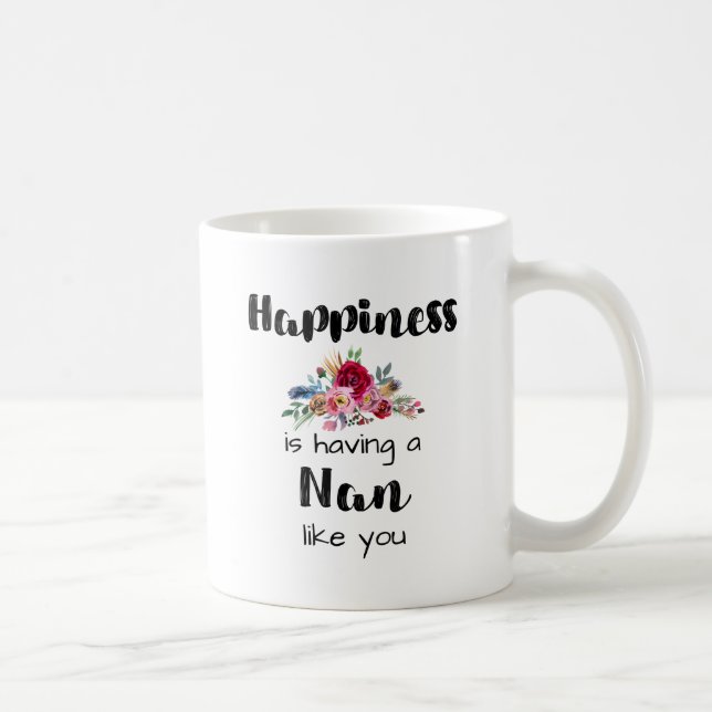 Nan Grandma Grandmor Gift Idea Kaffemugg (Höger)