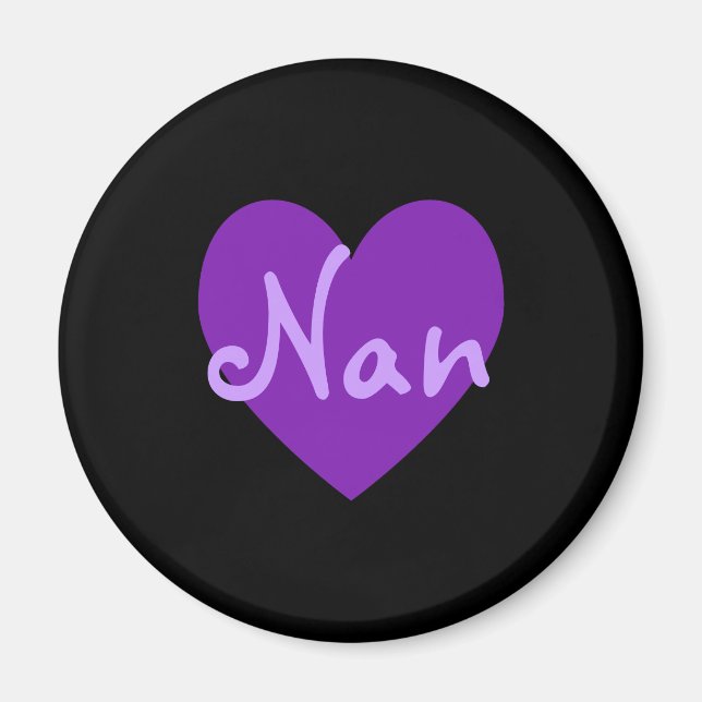 Nan i Lila Magnet (Framsidan)