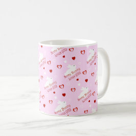 Nån Kanin Älskar Dig Alla Hjärtans Dag Kaffemugg