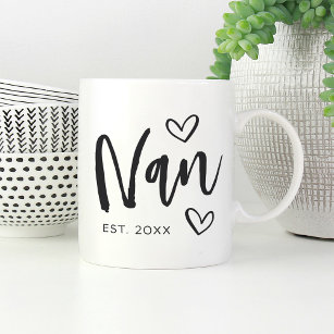 Nan Year Etablated Grandma Kaffemugg