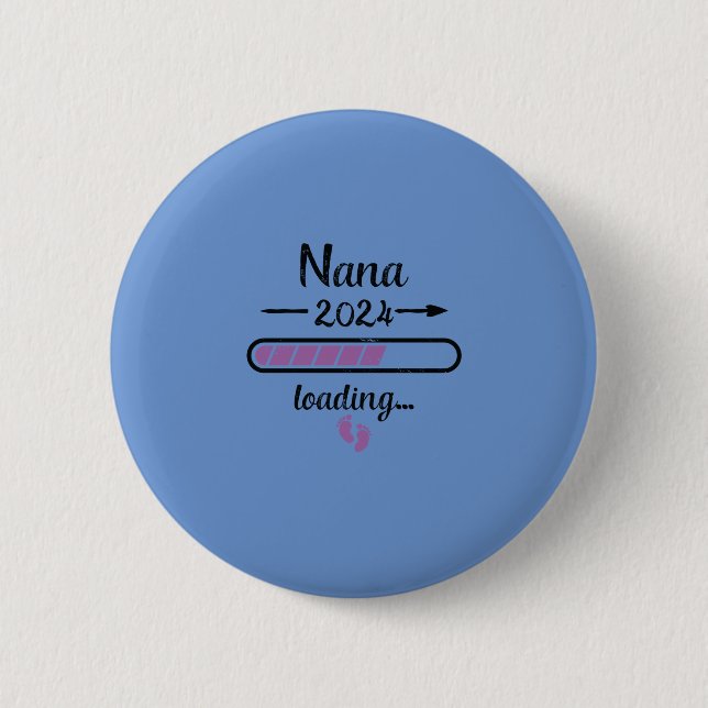Nana 2024 Lastande Gravid Grandmor Birth Knapp (Framsida)