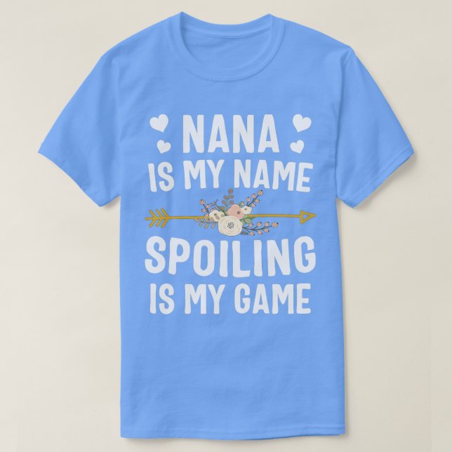 Nana är min Namn-spill är mitt spel T Shirt (Design framsida)