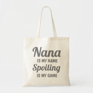 Nana är min Namn-utgjutelse är mitt spel Dekorativ Tygkasse