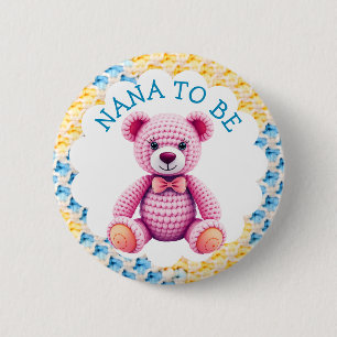 Nana att bli Pojkarnas baby shower Knapp