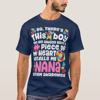 Nana Autism för manar Women Boys Girls Kids Lärare T Shirt