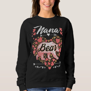 Nana Bear for Women Cute Mors dag and Birthe T Shirt