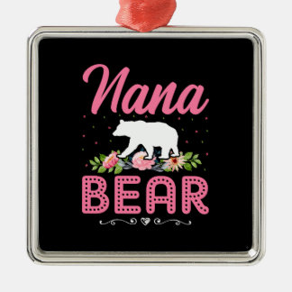 Nana Bear Julgransprydnad Metall
