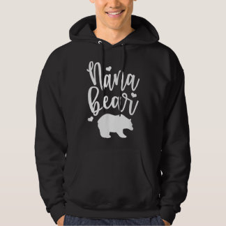Nana Bear - Underbar gåva till Grandmas, Nanas, Mi Hoodie