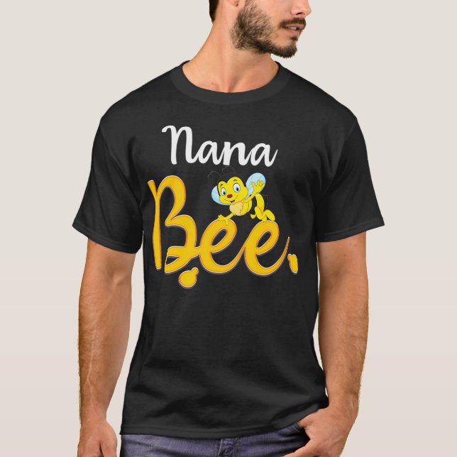 Nana Bee Matching Family First Bee Day Outfit T Shirt (Framsida)