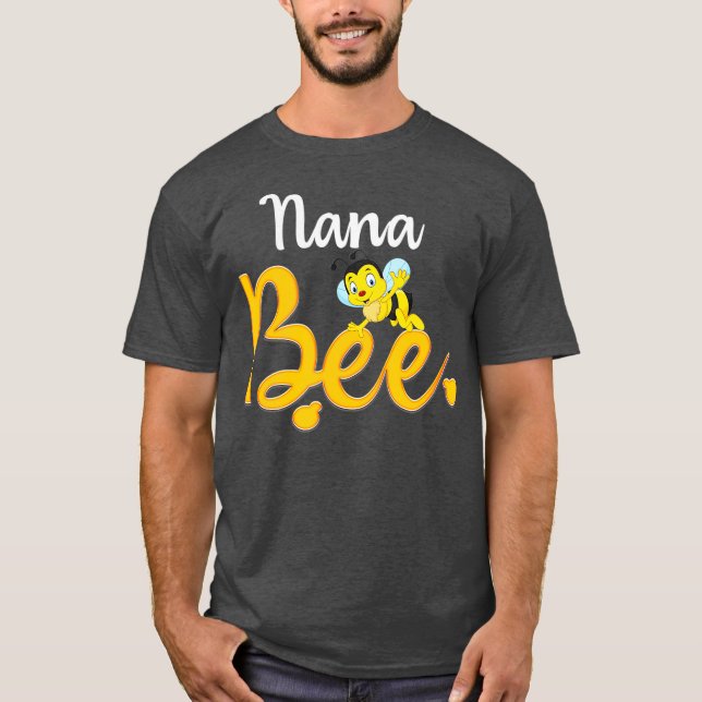 Nana Bee Matching Family First Bee Day Outfit T Shirt (Framsida)