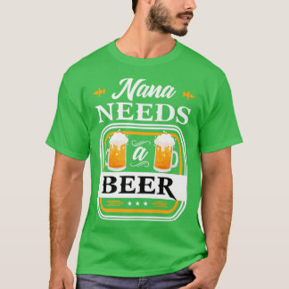Nana behöver en Beer Bride och Groom Drinker Öl. T Shirt