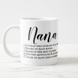 Nana-beskrivning mugg med bild jumbo mugg