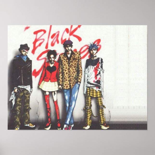 Nana Black Stones Band Spread 2 Poster (Framsidan)