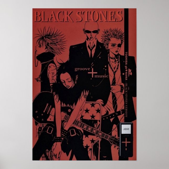Nana Black Stones Band Spread 6 Poster (Framsidan)