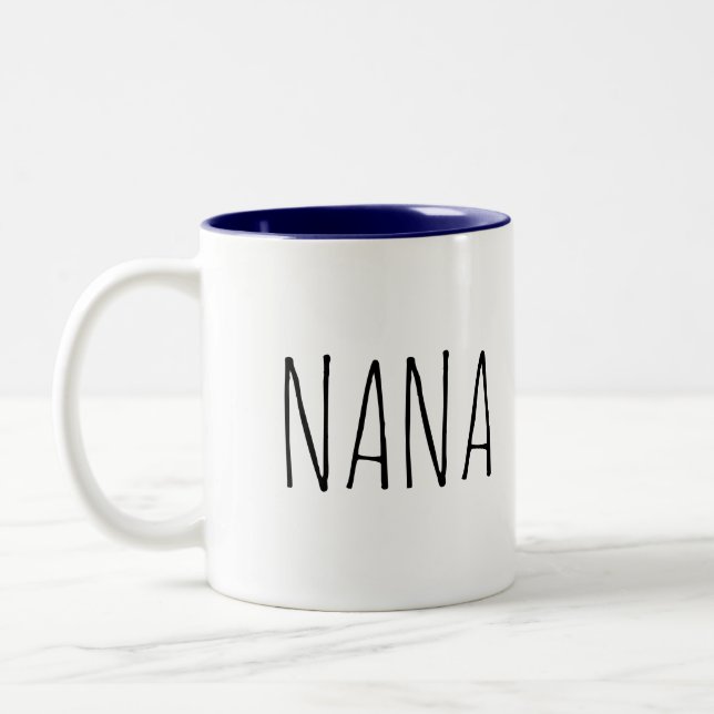 Nana Blue Insida Inre kaffe Mugg (Vänster)