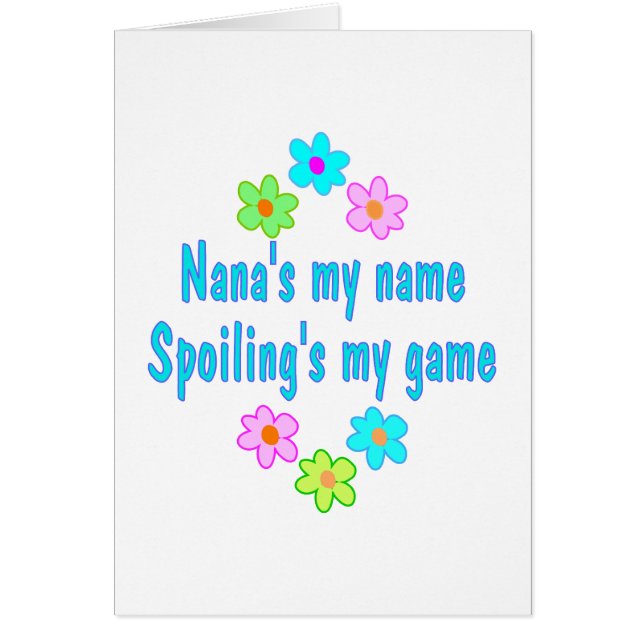 Nana bytar hälsningskort (Framsidan)