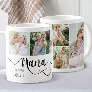 Nana Calligraphy I Kärlek You 6 Photo Kaffemugg