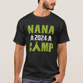 Nana Camp 2024 Family Vacation, sommarcamping-besä T Shirt