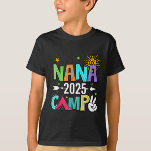 Nana Camp 2025 Familjesemester Sommarläger Crew T Shirt