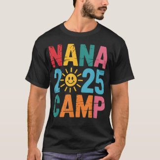 Nana Camp 2025 Familjesemester Sommarläger T Shirt