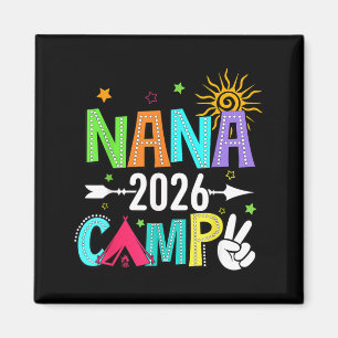 Nana Camp 2026 Familjesemester Sommarläger Crew Magnet
