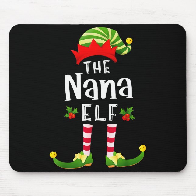 Nana Christmas Elf Matching Pajama X-mas Party  Musmatta (Framsidan)