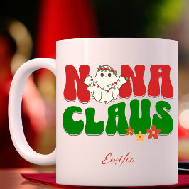 Nana Claus-Anpassningsbarna Granny Namn Retro Cute Mugg