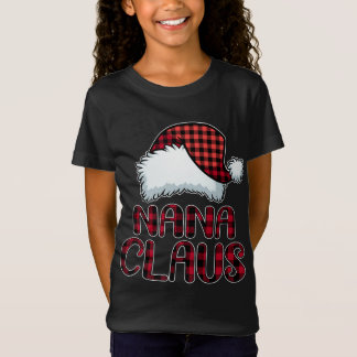 Nana Claus Funny jul-matchning för Pajama-familjen T Shirt