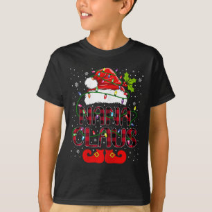 Nana Claus God jul Buffalo Play Santa Hat T Shirt