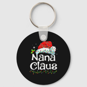 Nana Claus jul pyjamas familj matchande Xmas L Nyckelring