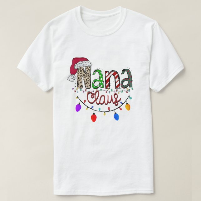 Nana Claus jul T-Shirt (Design framsida)