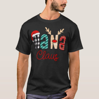 Nana Claus Reindeer jul T Shirt