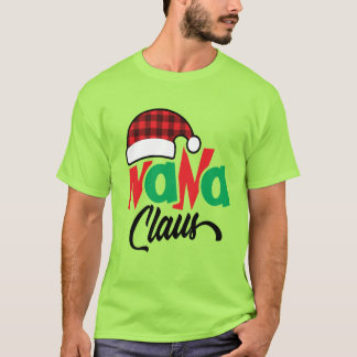 Nana Claus Shirt jul T Shirt