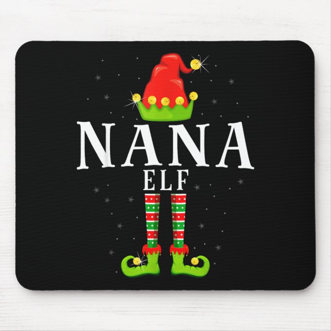 Nana Elf Christmas Matching Xmas Pajama  Musmatta (Framsidan)