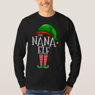 Nana Elf-familjens matchande julklapp för gruppen T Shirt