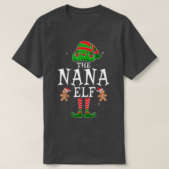 Nana Elf-gruppen matchar familjejulen Grand T Shirt (Design framsida)
