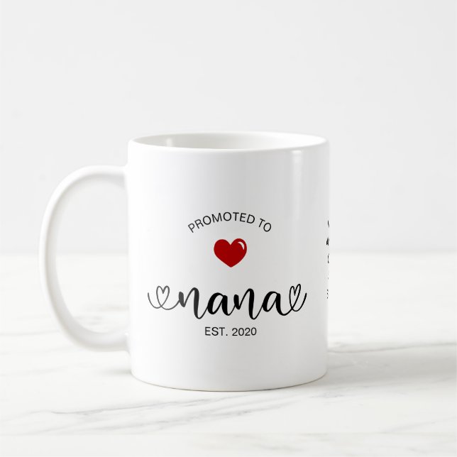 Nana etablerade ny mormorsgåva kaffemugg (Vänster)