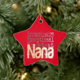 NaNa Extraordinaire Julgransprydnad Keramik