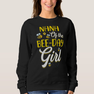 Nana från Bee Day Girl-familjen som matchar födels T Shirt