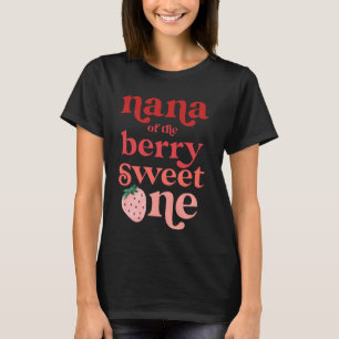 Nana från Berry Sweet One Strawberry First Birth T Shirt