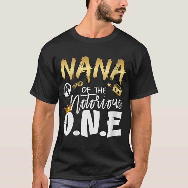 Nana från den ökända Old school 1st Hip hop b T Shirt (Framsida)