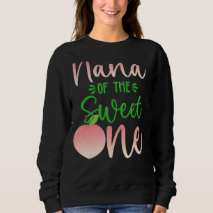 Nana från födelsedag en persika 1:a sommarfrukt Fa T Shirt